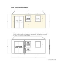 Plan de facade IOP Avant et Après aménagement