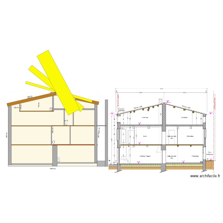 LE Coupe 6. Plan de 0 pièce et 0 m2