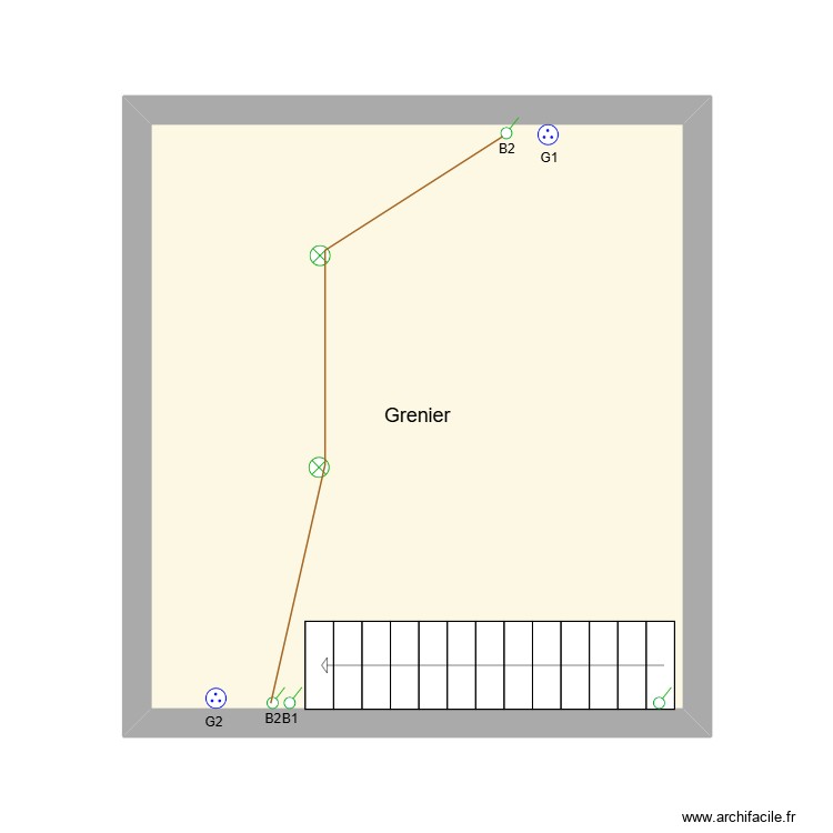 Julia &eacute;tageff. Plan de 0 pièce et 0 m2