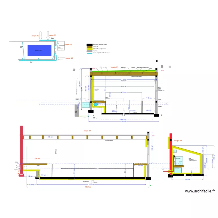 piscine coupe acier bois 2024 v01. Plan de piscine coupe acier bois 2024 v01. Plan de