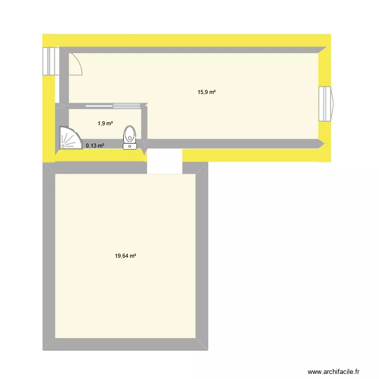 Extension MagAd. Plan de 4 et 38 m² Extension MagAd. Plan de 4 et 38 m²