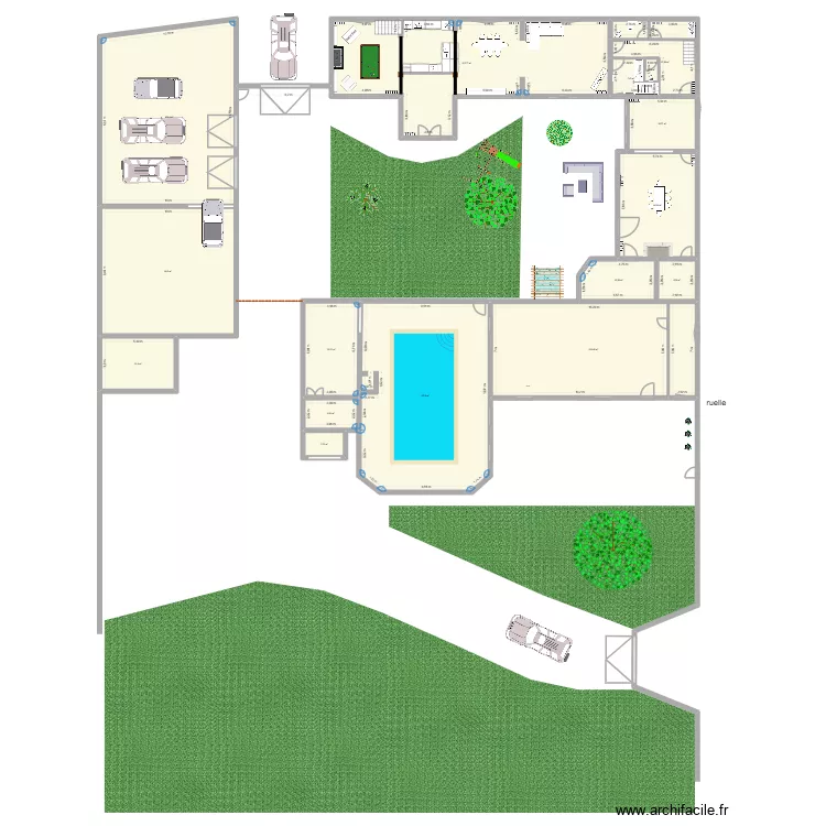 marcq v2. Plan de 17  et 778 m²