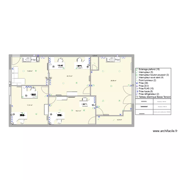 PHELYZON. Plan de 7 et 100 m² PHELYZON. Plan de 7 et 100 m²