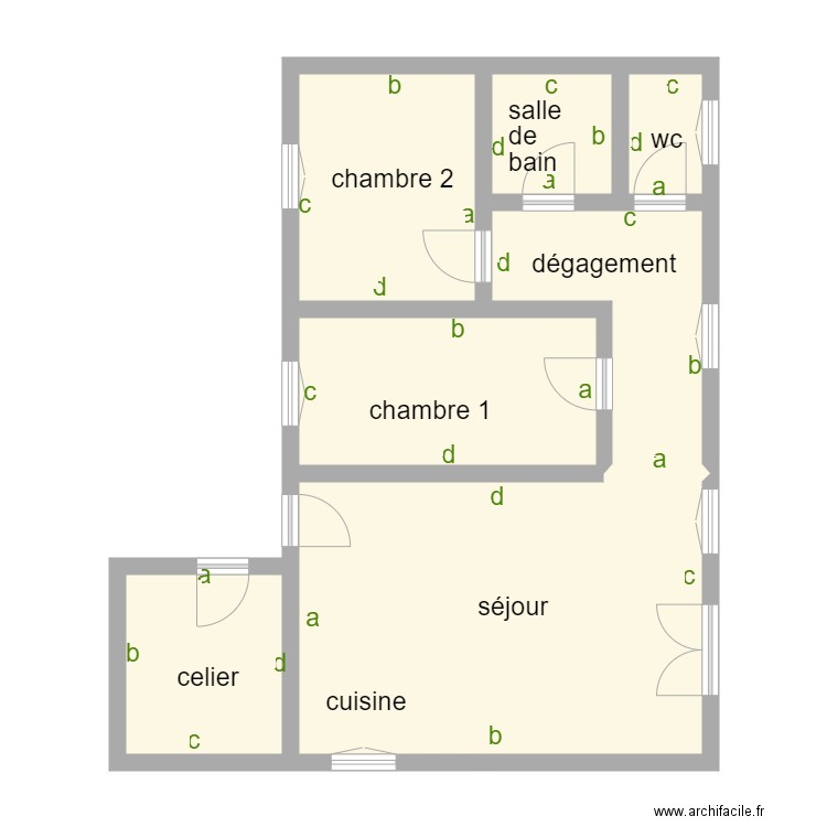 0122. Plan de 17 pièces et 183 m2