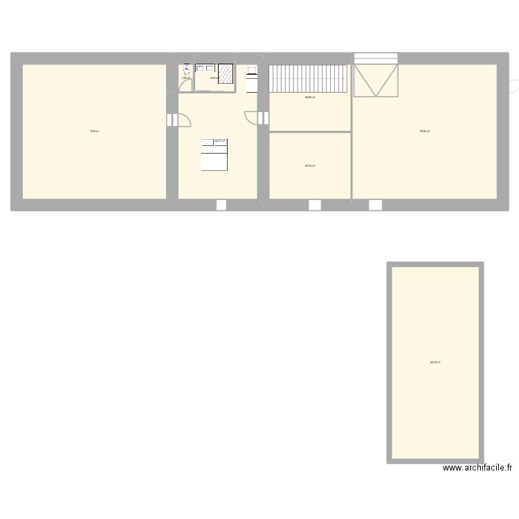 Saint Privat d'Allier. Plan de 12 pièces et 583 m2