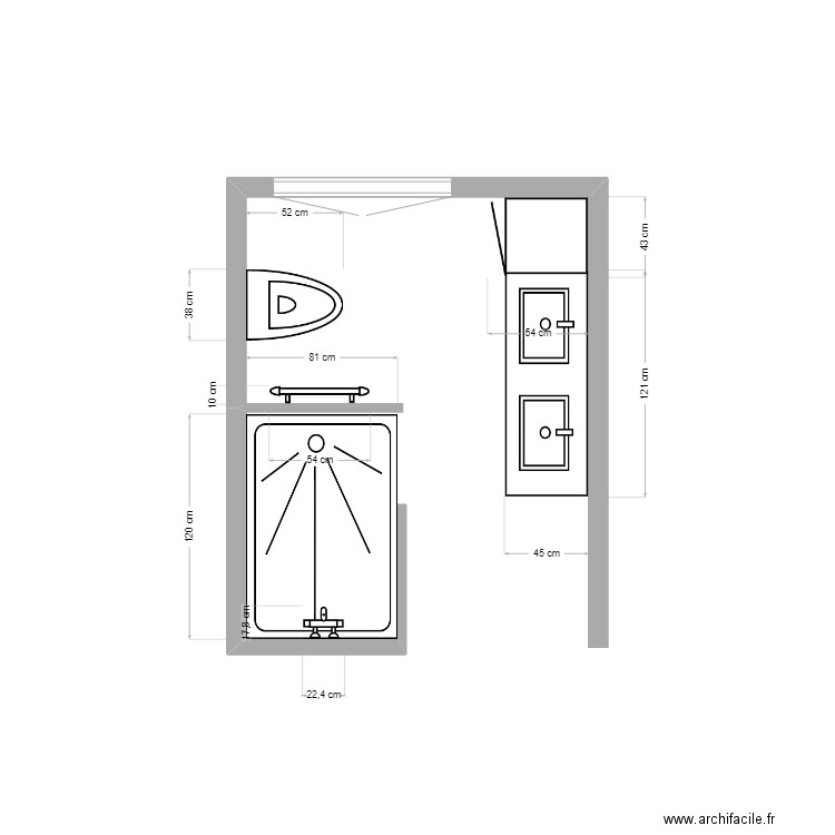 SDB 2024. Plan de 0 pièce et 0 m2