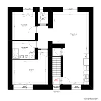 plan RDC maison ext&eacute;rieur