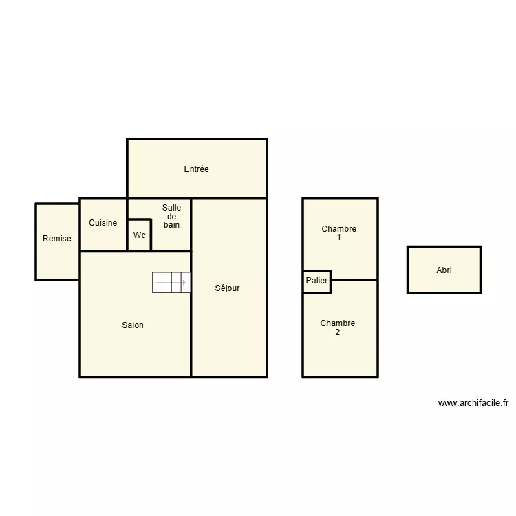 CONCARNEAU GOUGUEC. Plan de 