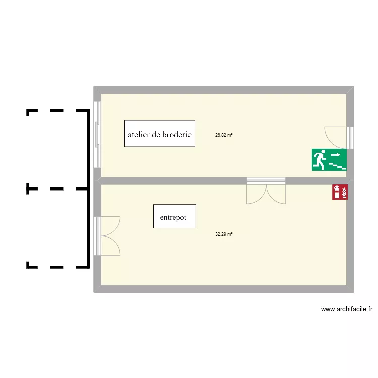 art appliquer. Plan de 