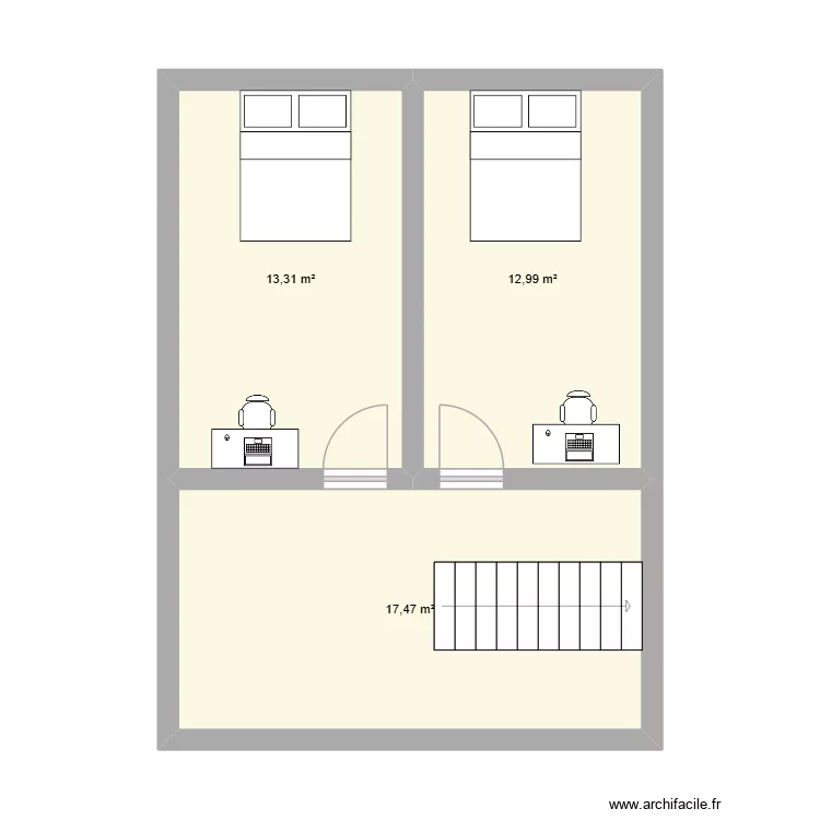 agrandissement amelie. Plan de 3 et 44 m² agrandissement amelie. Plan de 3 et 44 m²