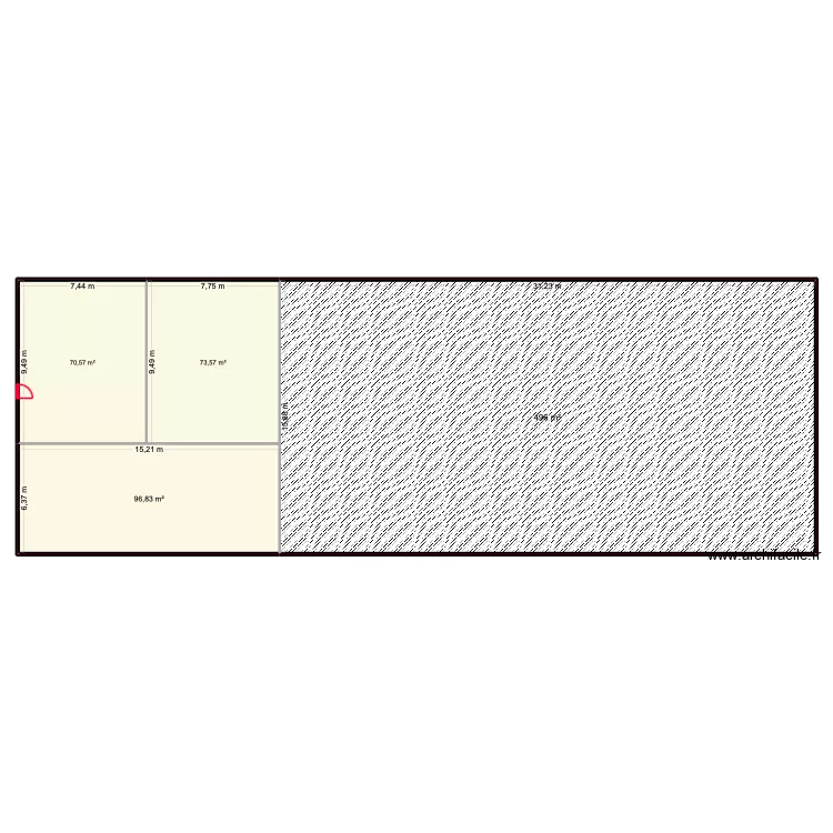 cocoteraie. bt. c. Plan de 4 Pièces et 737 m² cocoteraie. bt. c. Plan de 4 Pièces et 737 m²