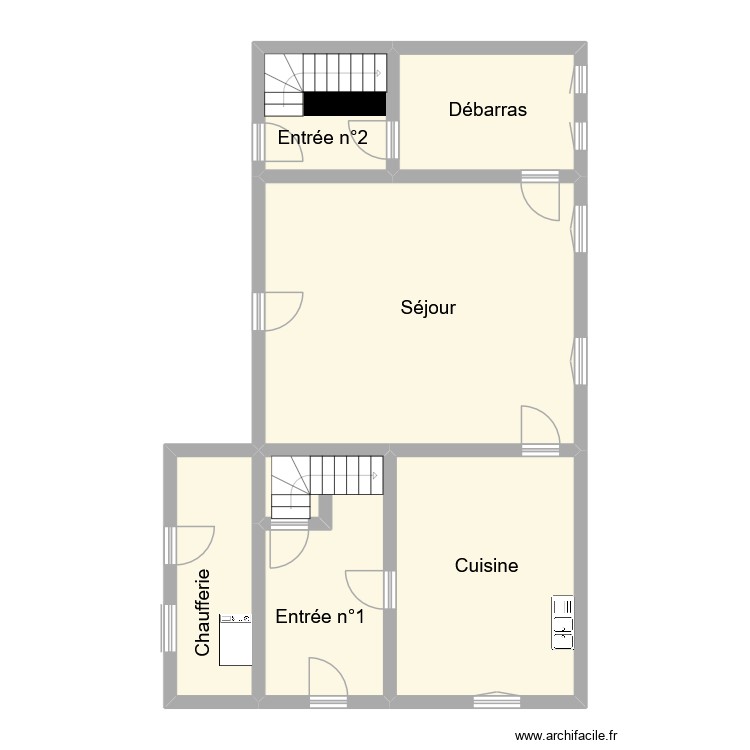 lerat rdc. Plan de 0 pièce et 0 m2