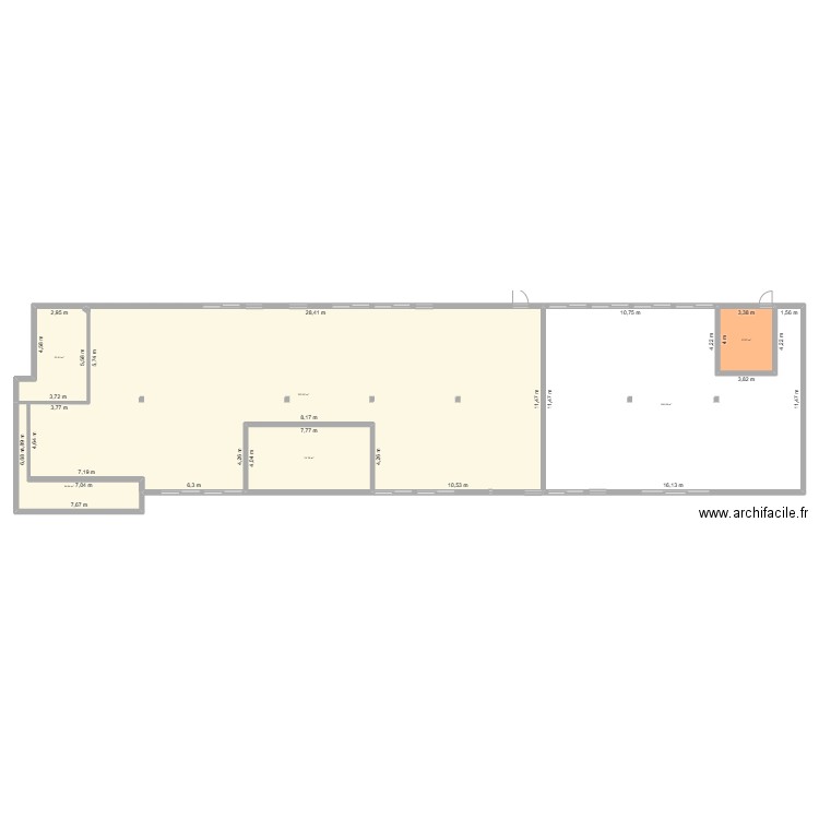 RDC Acrotecna - Almacia v2. Plan de 6 pièces et 557 m2