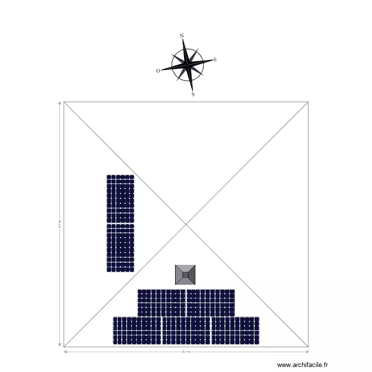 MAISON DHALLUIN juin. Plan de 