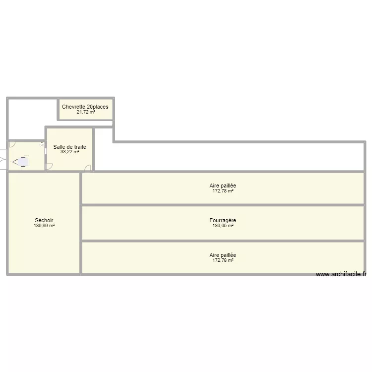 ch&egrave;vrerie provisoire 2025. Plan de 