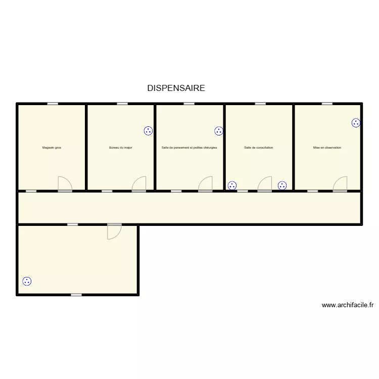 circuit prise DISPENSAIRE Manoukpon. Plan de circuit prise DISPENSAIRE Manoukpon. Plan de