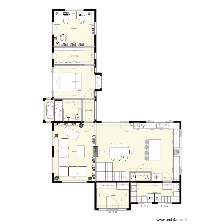 Maison Outaouais V4. Plan de 