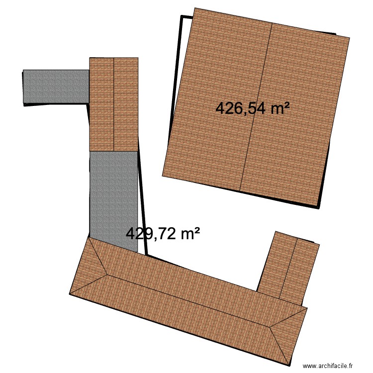 plan toiture Thaire. Plan de 0 pièce et 0 m2