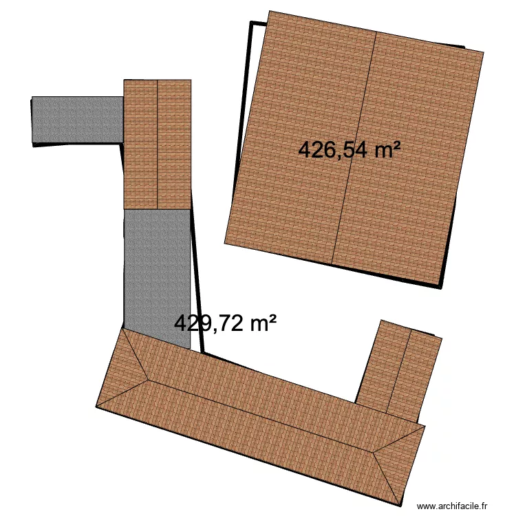 plan toiture Thaire. Plan de plan toiture Thaire. Plan de