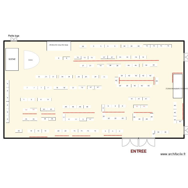 plan de secours saison 6 v3. Plan de 1 pièce et 1115 m2