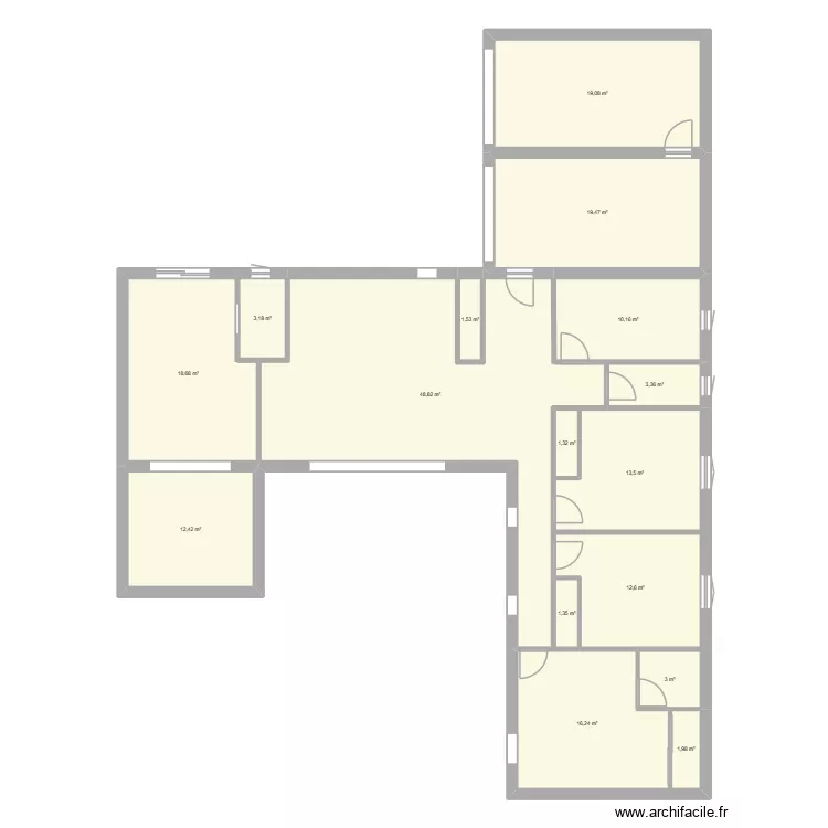 L MUHAMMED. Plan de 16 et 187 m² L MUHAMMED. Plan de 16 et 187 m²