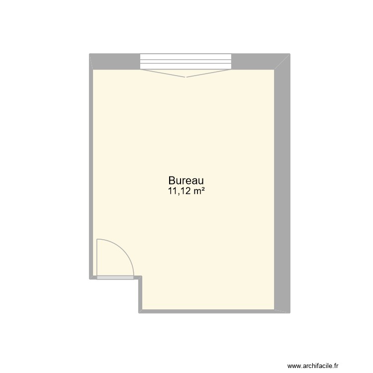 bureau. Plan de 0 pièce et 0 m2