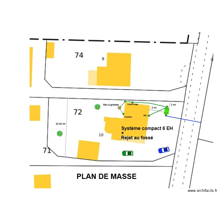 Infante. Plan de 0 pièce et 0 m2