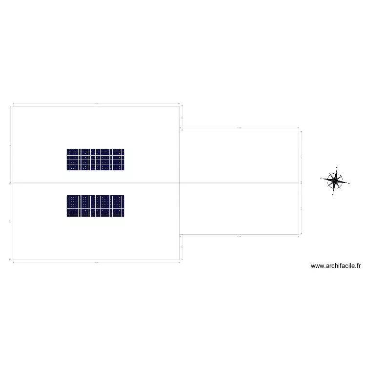 MAISON MERLE mars. Plan de 