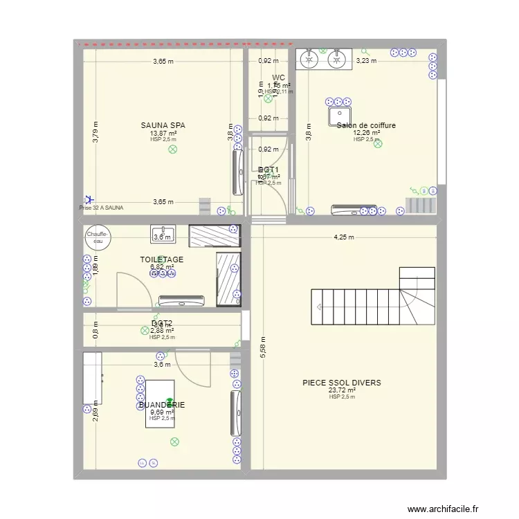 LEMAIRE V3. Plan de 22 Pièces et 236 m² LEMAIRE V3. Plan de 22 Pièces et 236 m²