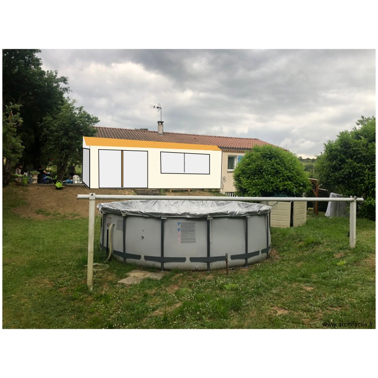 PLAN véranda. Plan de 0 pièce et 0 m2
