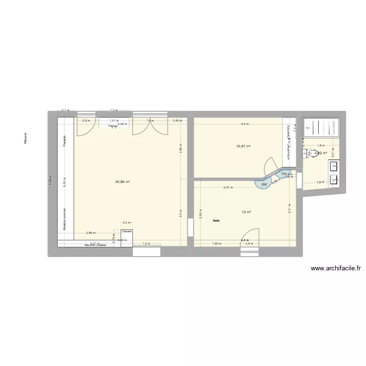 cotation PC. Plan de 