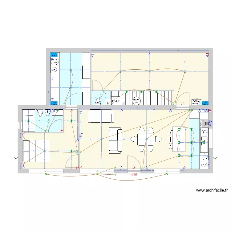 GARAVAN - Electricit&eacute; v1.3. Plan de 