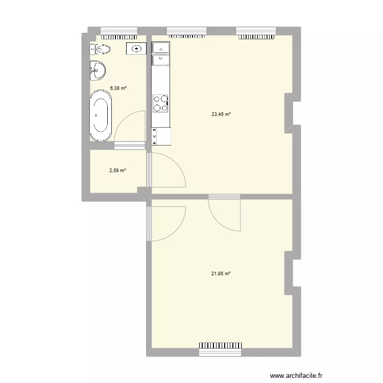 General bertrand 2eme. Plan de 