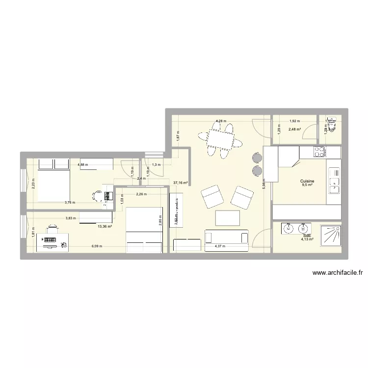 Wustenberg projet. Plan de 