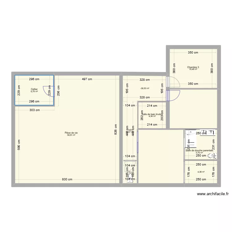 Maison_Ploubezre_V1. Plan de 