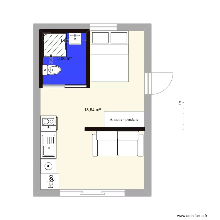 GARAGE modification. Plan de 2 et 26 m² GARAGE modification. Plan de 2 et 26 m²