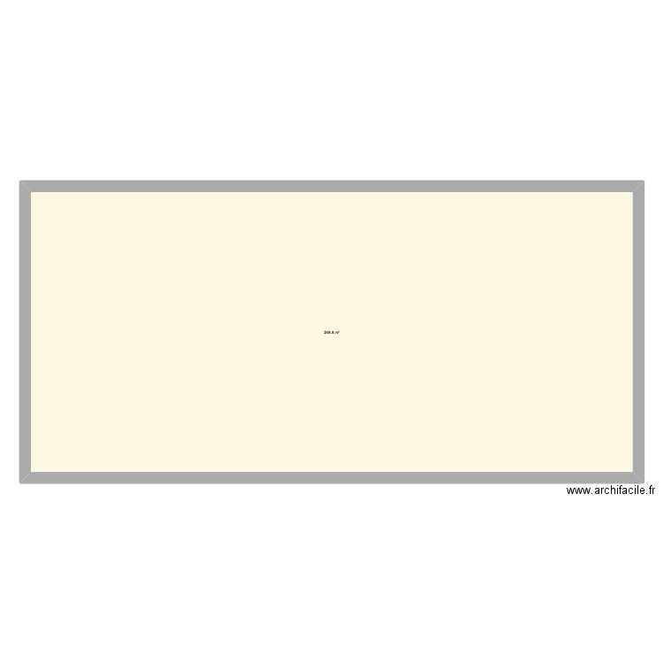 maison. Plan de 1 pièce et 269 m2