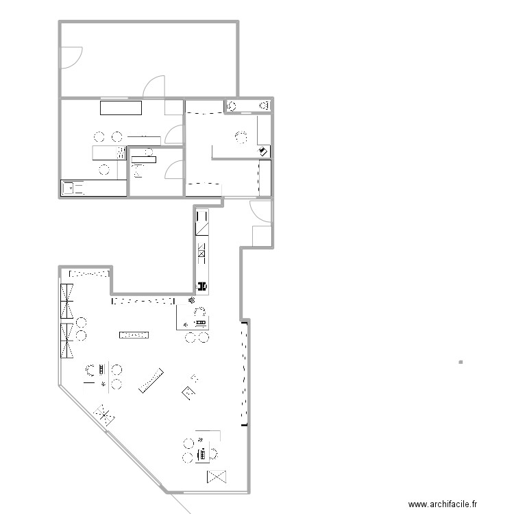 PLAN O2. Plan de 6 pièces et 153 m2