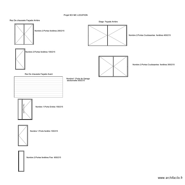 chiffrage Francois. Plan de 0 pièce et 0 m2