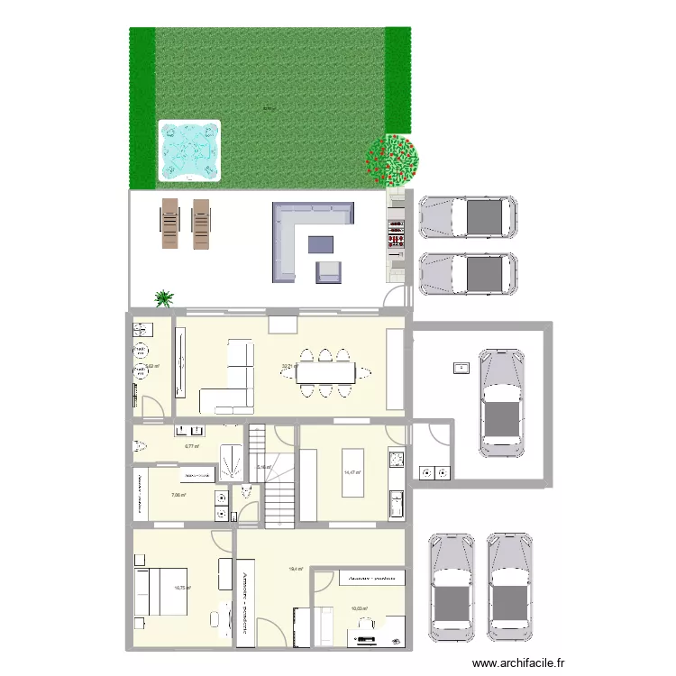 Postweg, 9 RDC 19/04. Plan de 9  et 118 m²