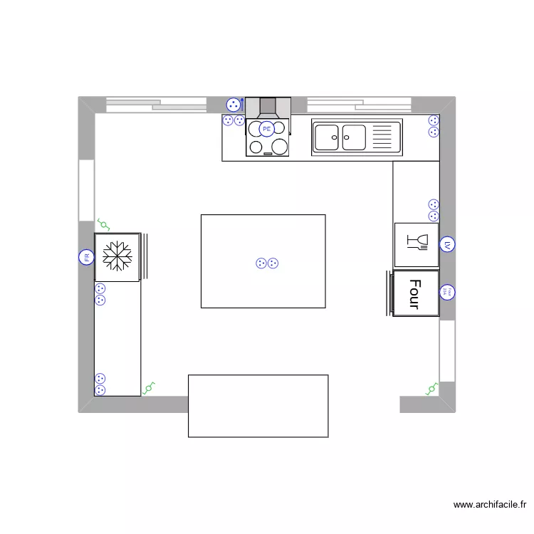 Cuisine 3. Plan de 