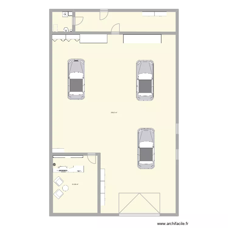 plan garage. Plan de 2 et 264 m² plan garage. Plan de 2 et 264 m²