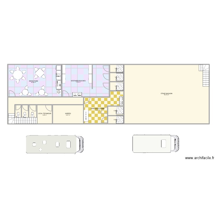 AMENAGEMENT ORMES. Plan de 11 pièces et 192 m2