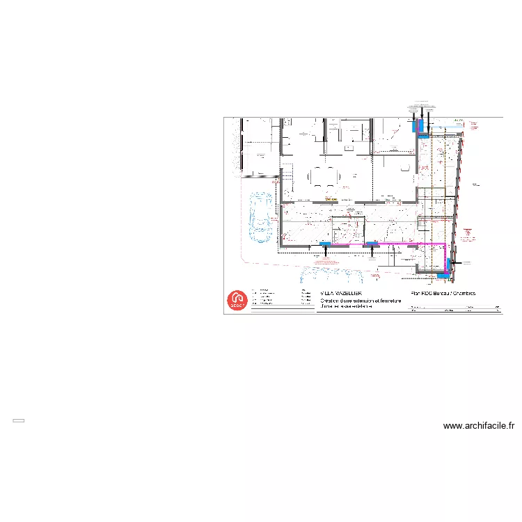 M. Mazellier . Plan de 