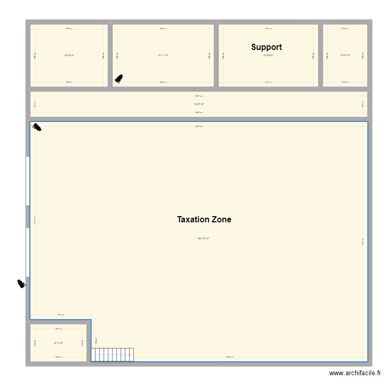 Leuven. Plan de 7 pièces et 413 m2