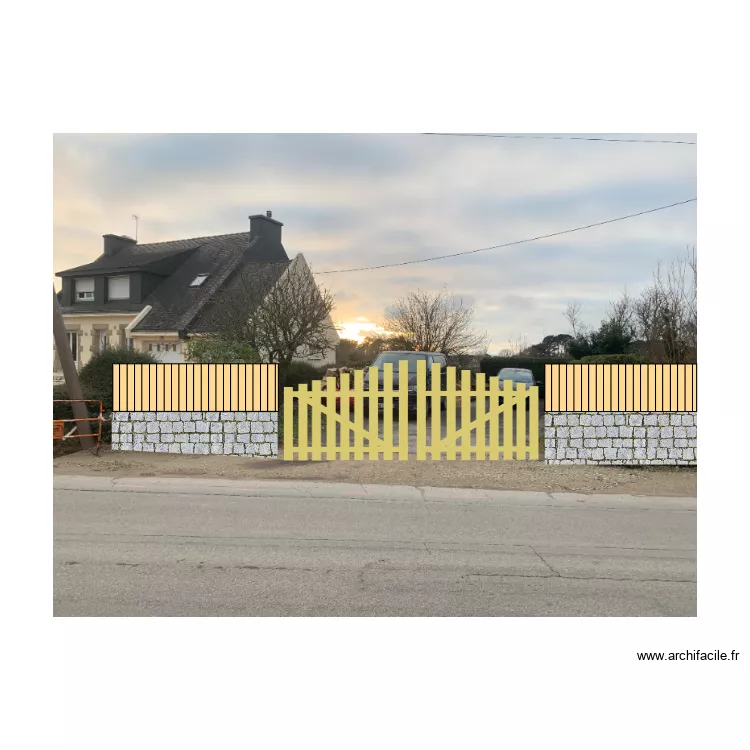 mur jardin 1. Plan de 