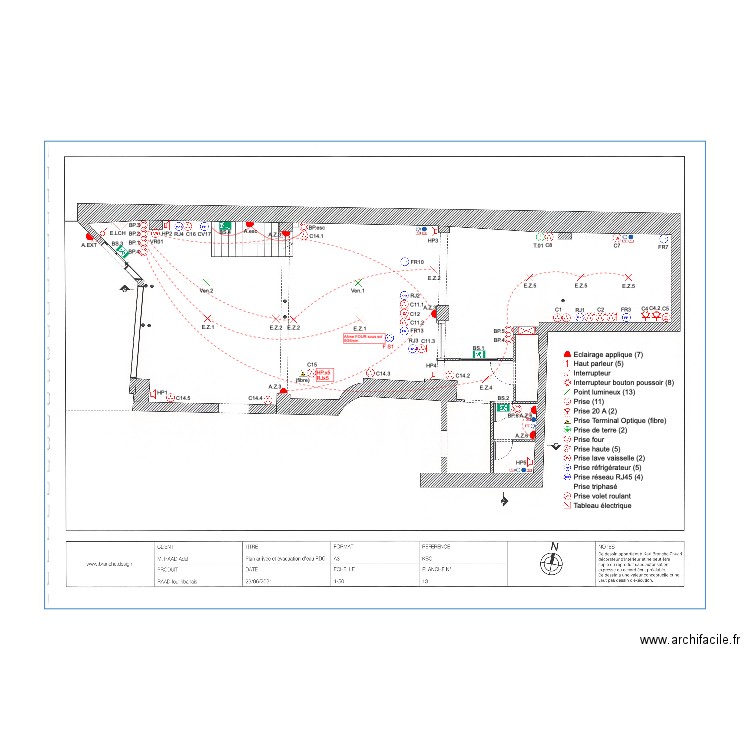 Renov restaurant RDC. Plan de 0 pièce et 0 m2