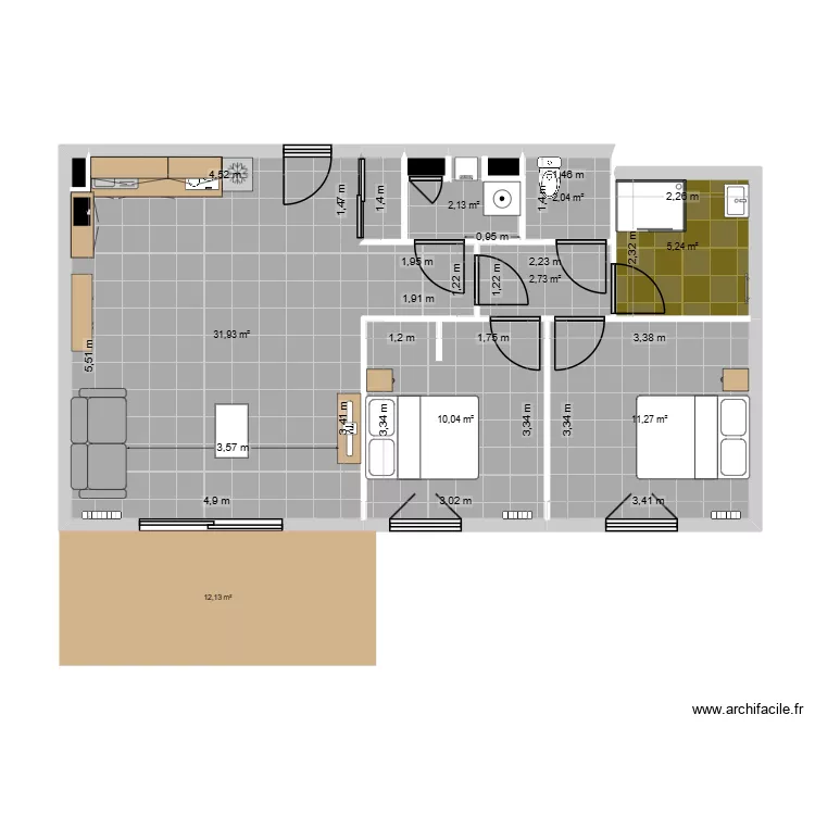 appt 003. Plan de 11 Pièces et 67 m² appt 003. Plan de 11 Pièces et 67 m²