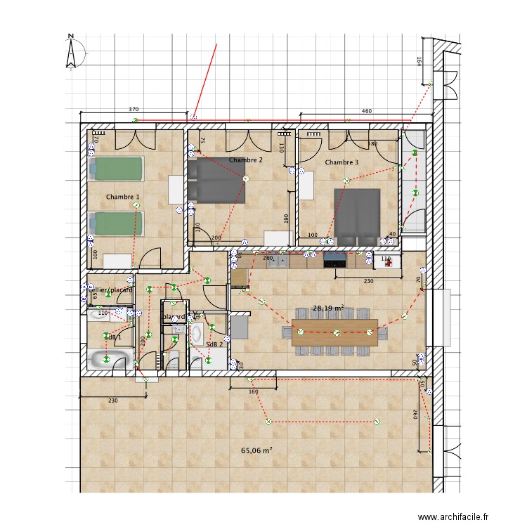 plan elec ile ré existant. Plan de 0 pièce et 0 m2