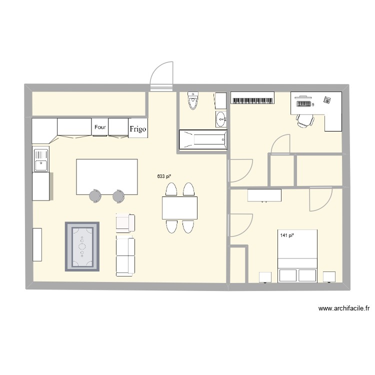 Ste Madeleine. Plan de 0 pièce et 0 m2